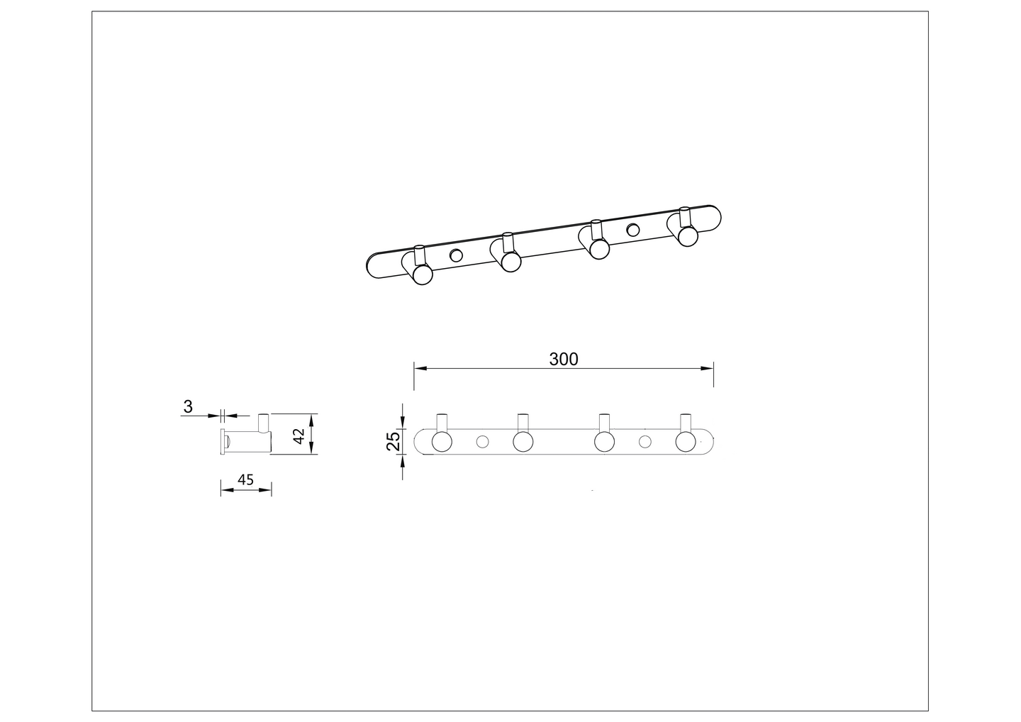 Pyyhekoukku Cello Orion 4-osainen kromi