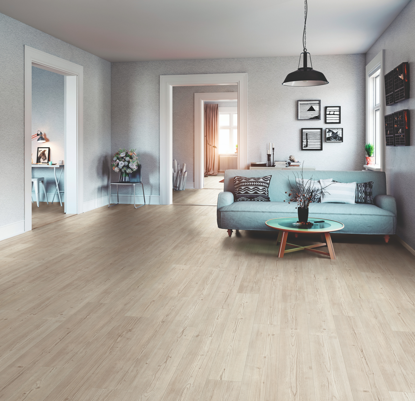 LAMINATGOLV GOODIY 8MM KL32 SURF SHARK PINE 2,26M2