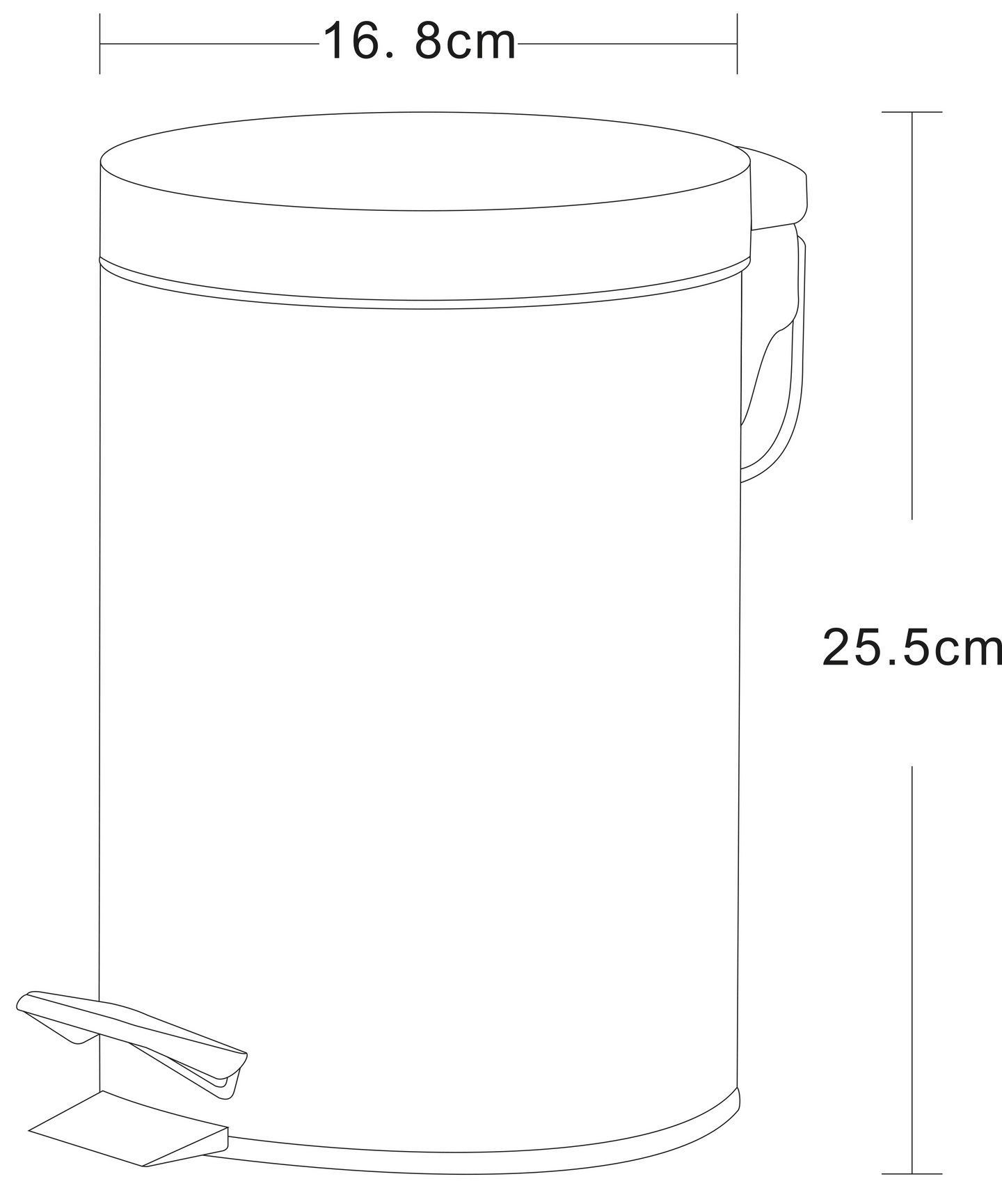 Poljinroskakori Cello Orion 3l mattamusta