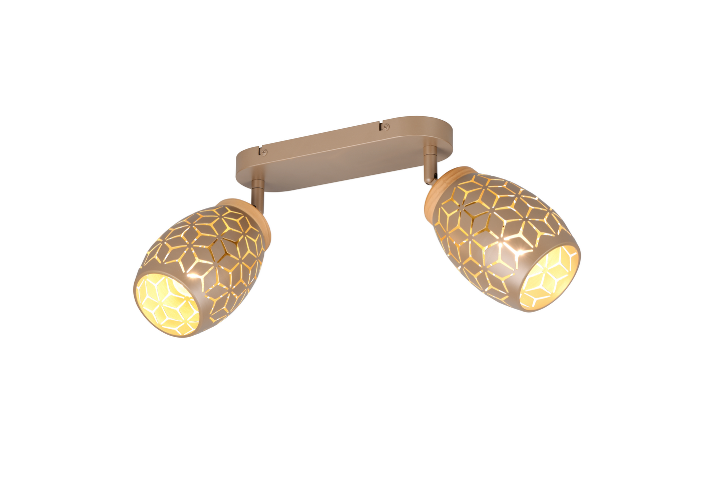 Spotti TRIO Bidar E14 2-osainen kahvinruskea