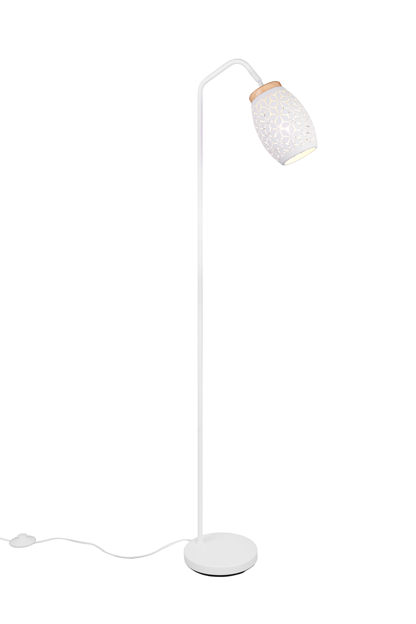 Lattiavalaisin TRIO Bidar E27 mattavalkoinen