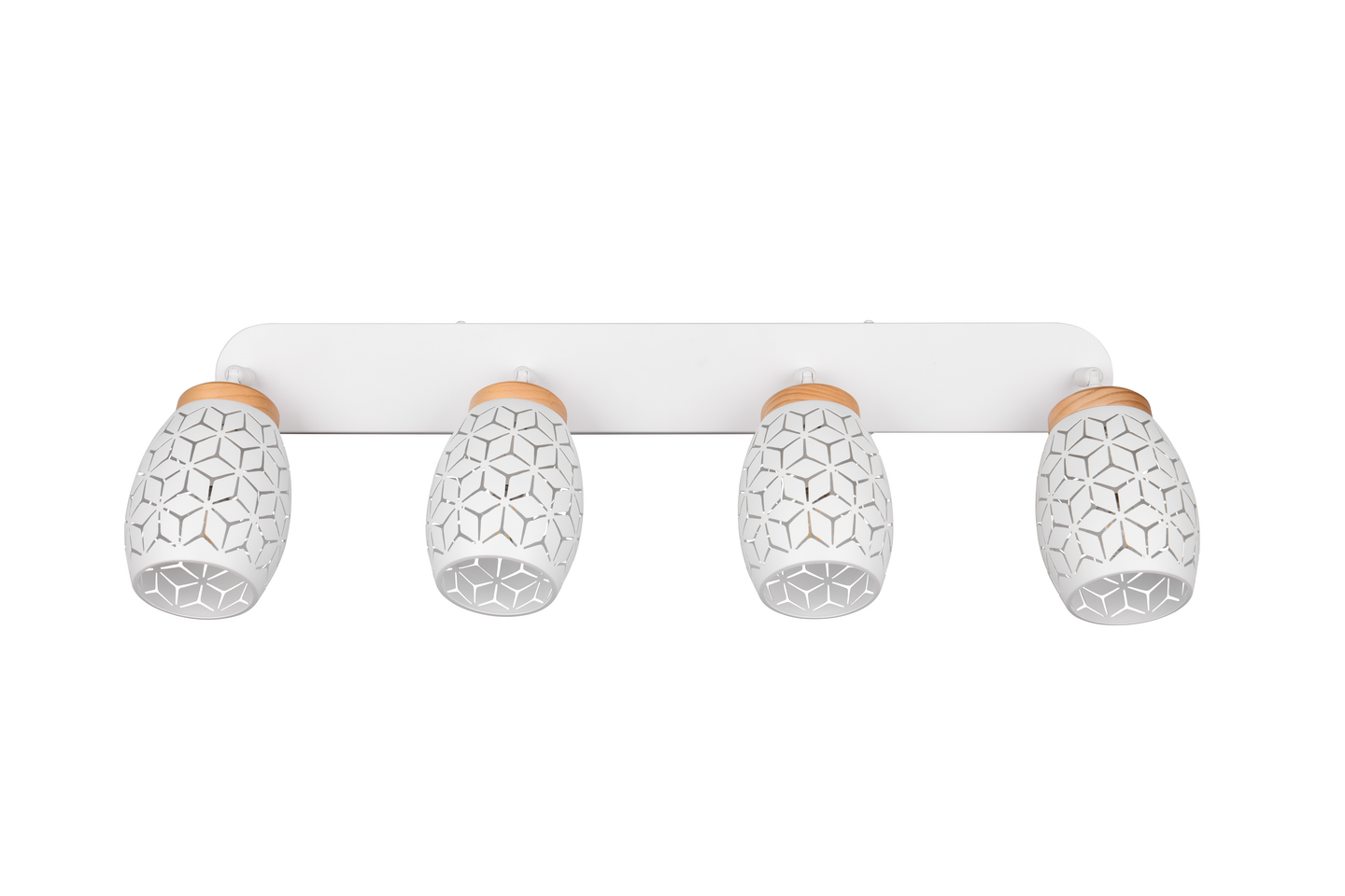 Spotti TRIO Bidar E14 4-osainen mattavalkoinen