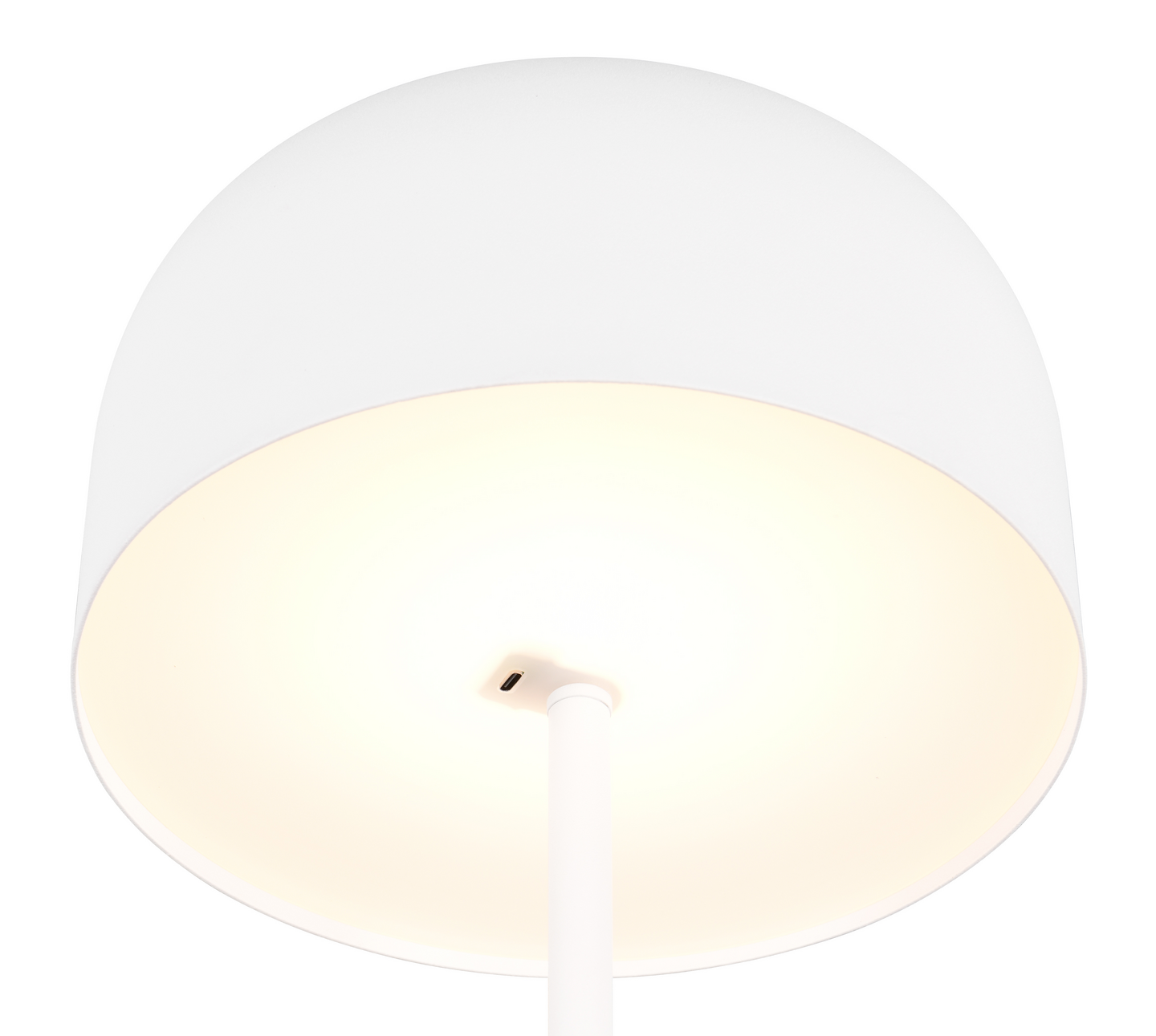 Lattiavalaisin TRIO Jeff led mattavalkoinen ladattava