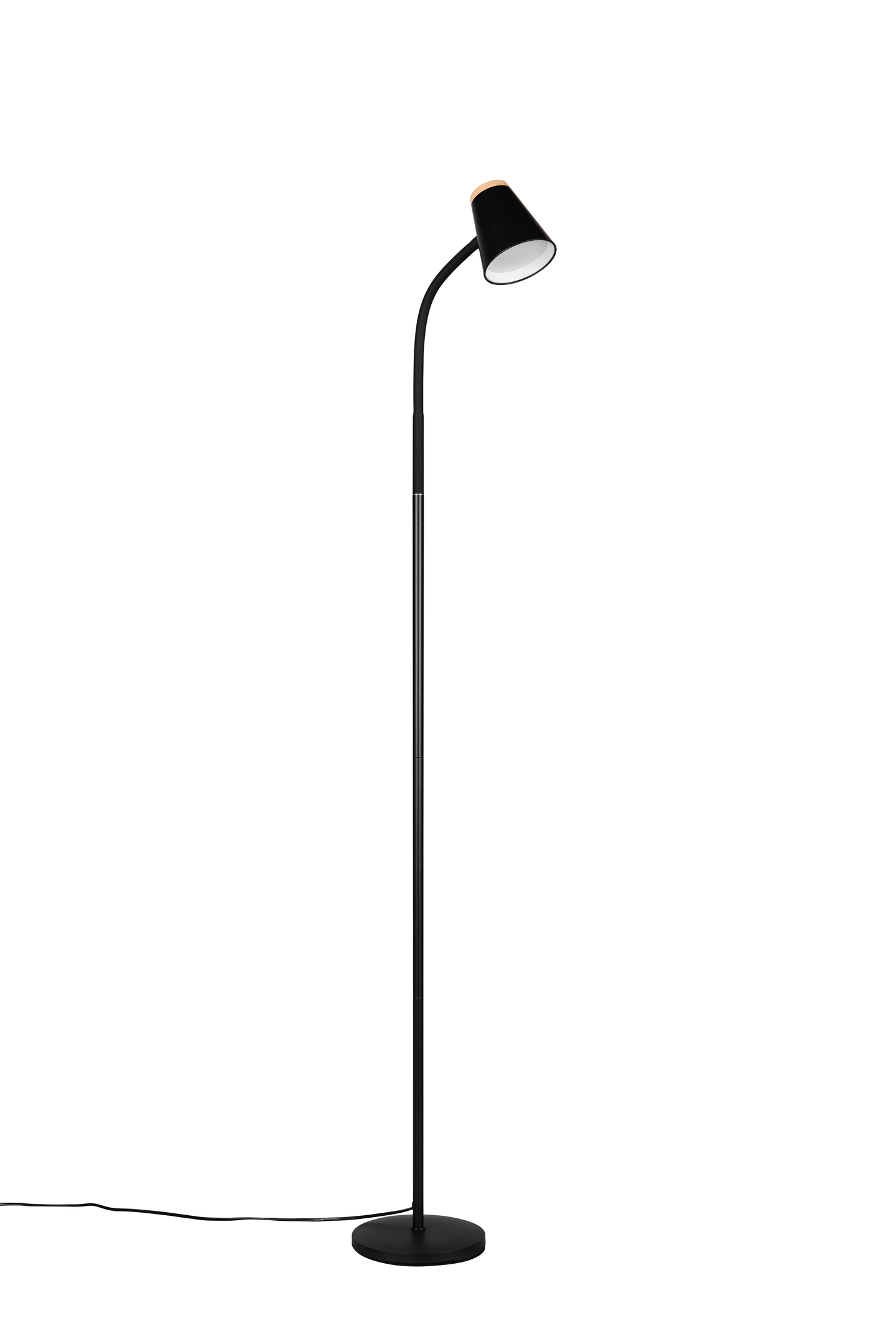Lattiavalaisin TRIO Pongo led 4,5W 500lm musta