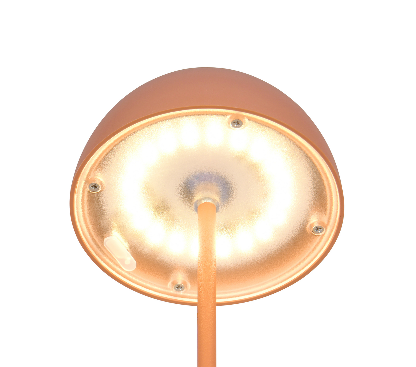 Ulkopöytävalaisin TRIO Ortiz led aprikoosi ladattava