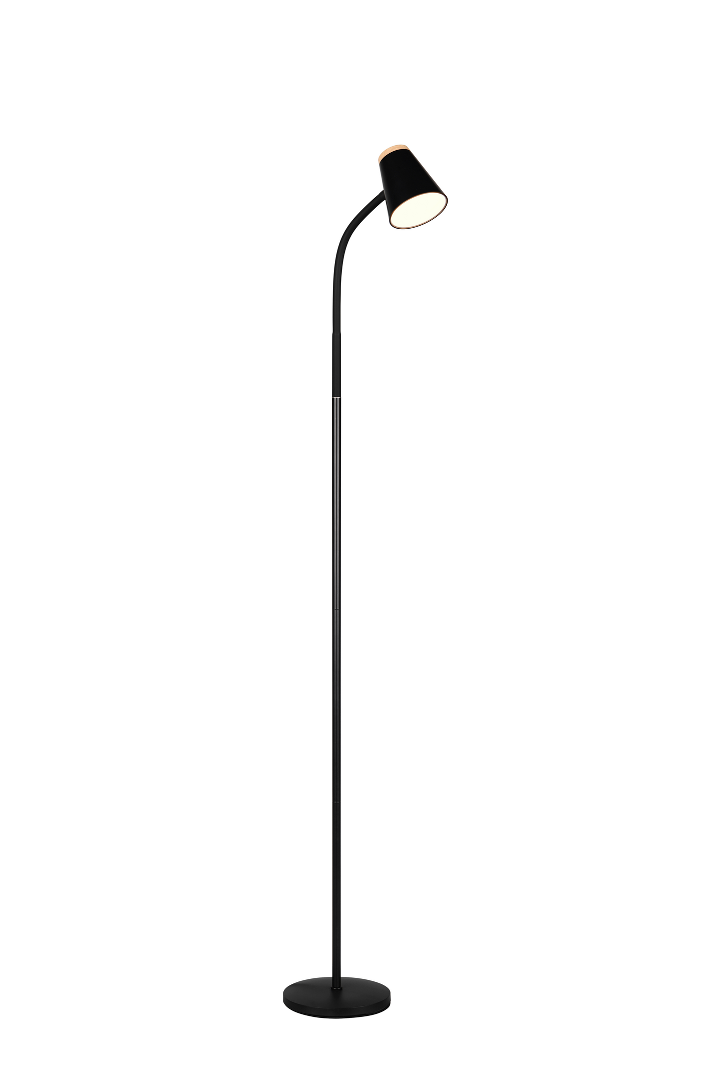 Lattiavalaisin TRIO Pongo led 4,5W 500lm musta