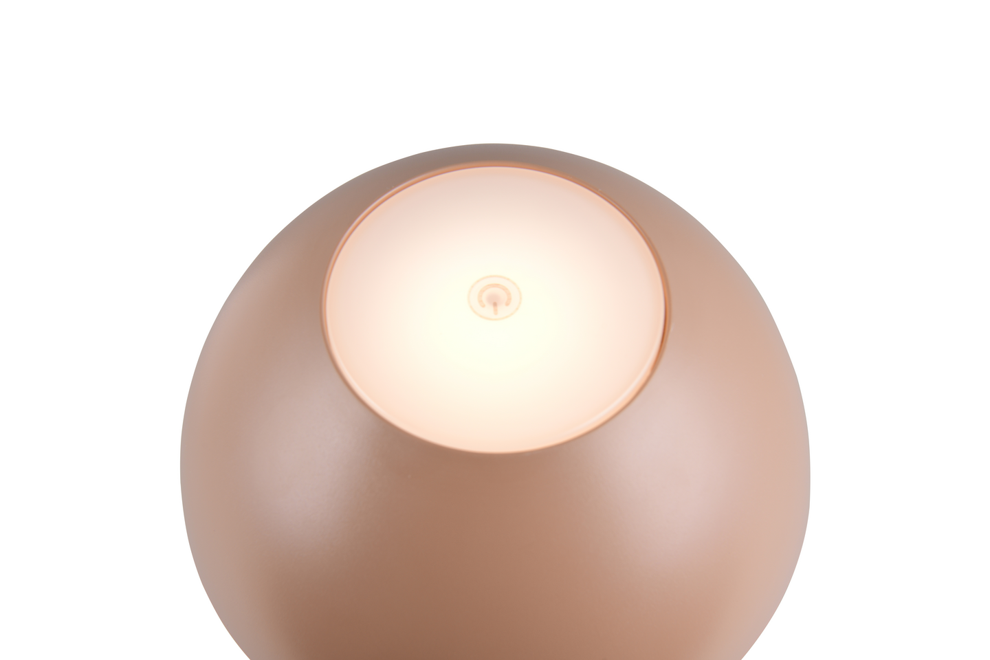 Ulkopöytävalaisin TRIO Ricardo led kahvinruskea ladattava