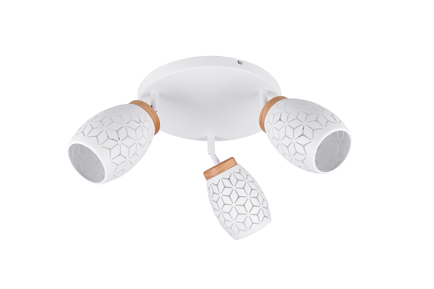 Spotti TRIO Bidar E14 3-osainen mattavalkoinen