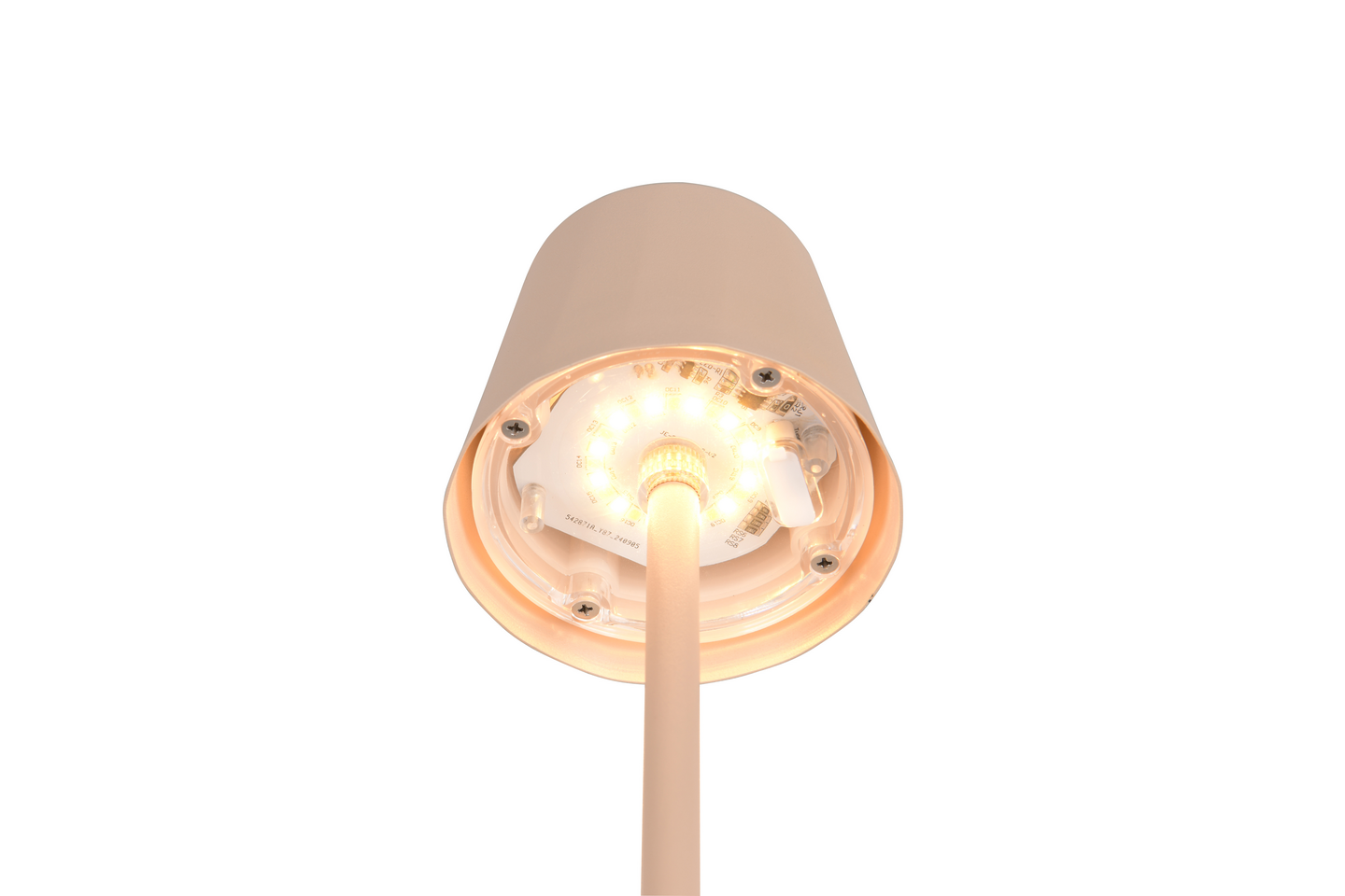 Ulkopöytävalaisin TRIO Diaz led hiekka ladattava