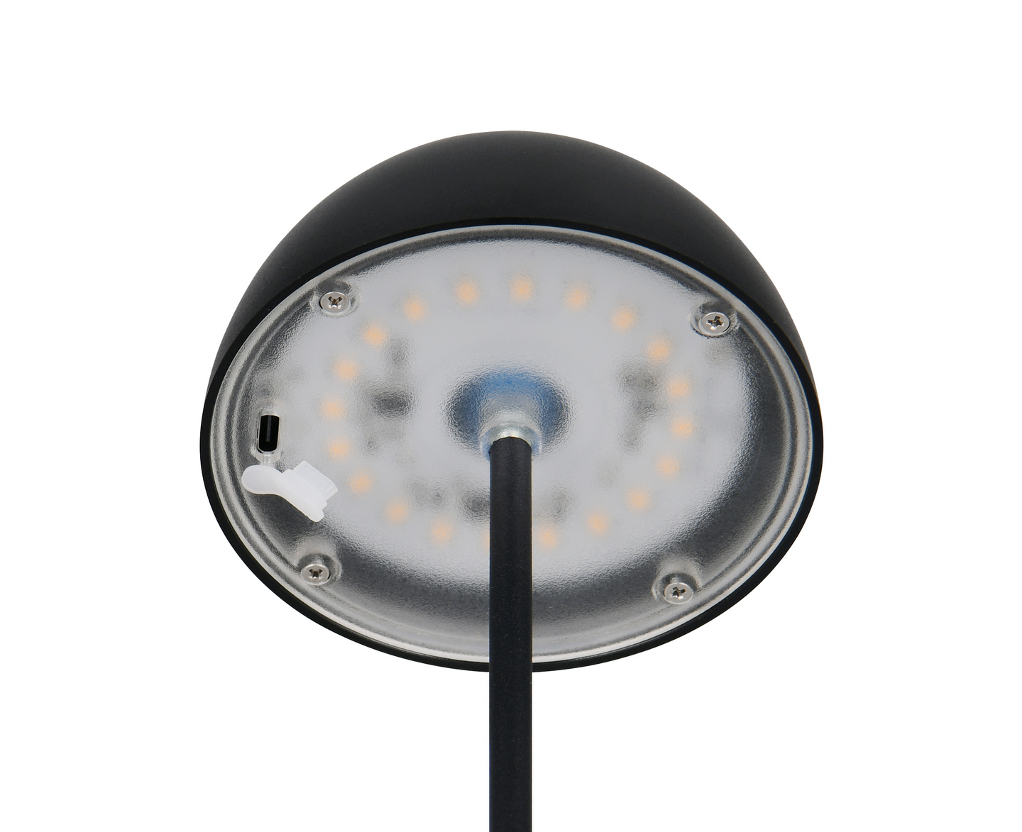 Ulkopöytävalaisin TRIO Ortiz led matamusta ladattava