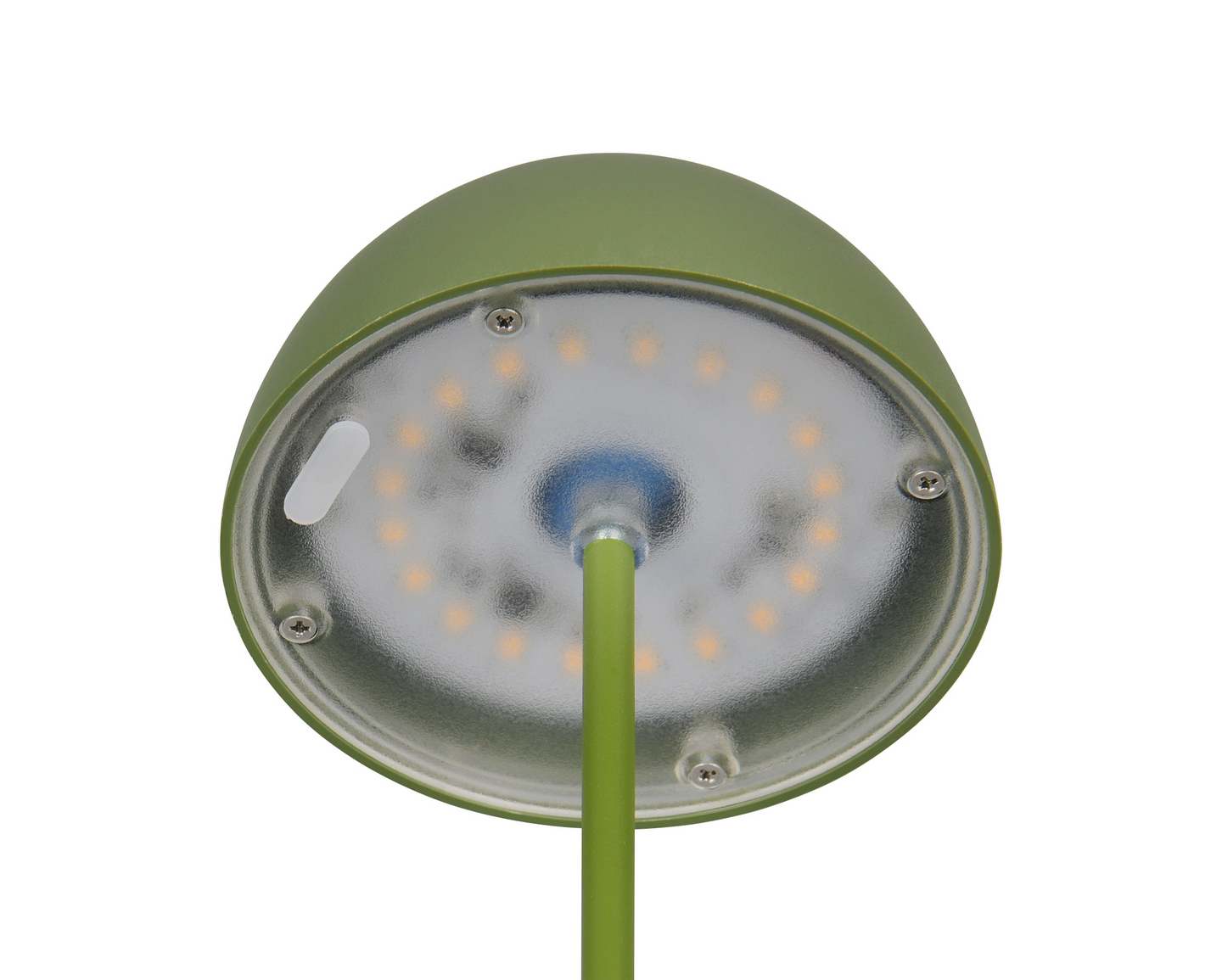 Ulkopöytävalaisin TRIO Ortiz led vihreä ladattava