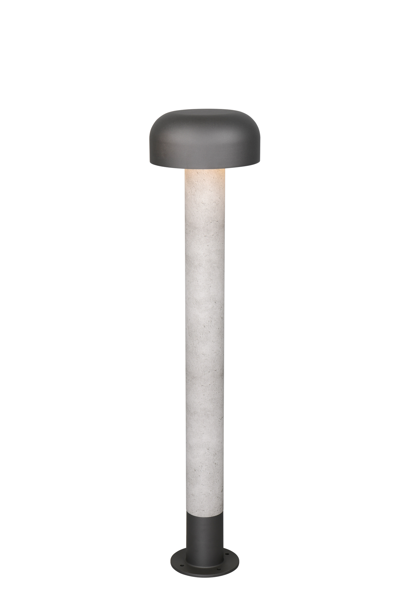 Ulkoylväsvalaisin TRIO Fraser E27 84cm antrasiitti/betonijäljitelmä