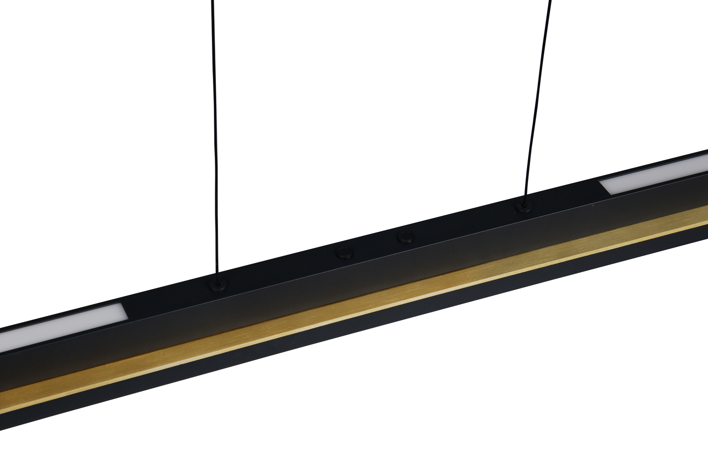 Riippuvalaisin TRIO Emerson led 22W 2500lm musta/kulta