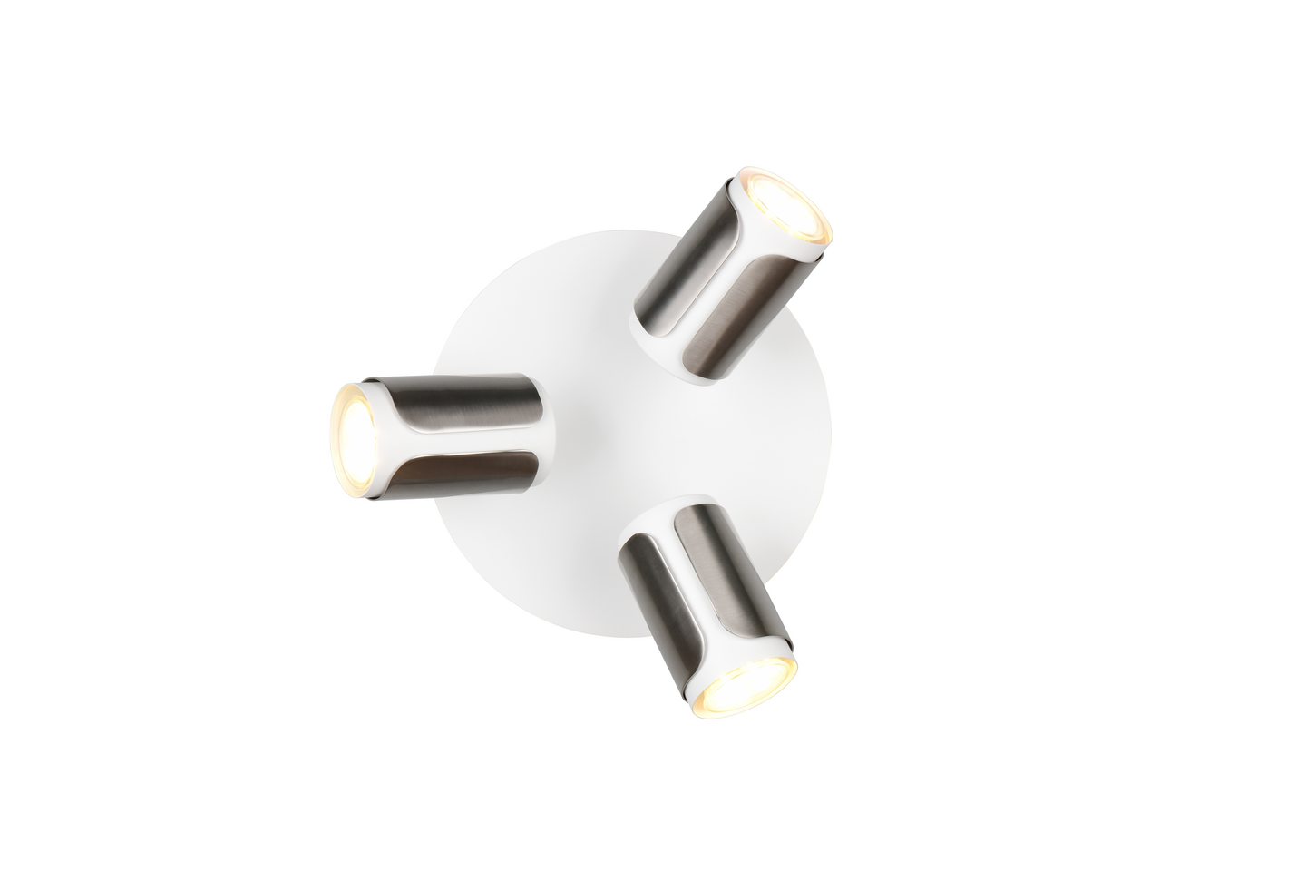 Spotti TRIO Gillan GU10 3-osainen harjattu teräs