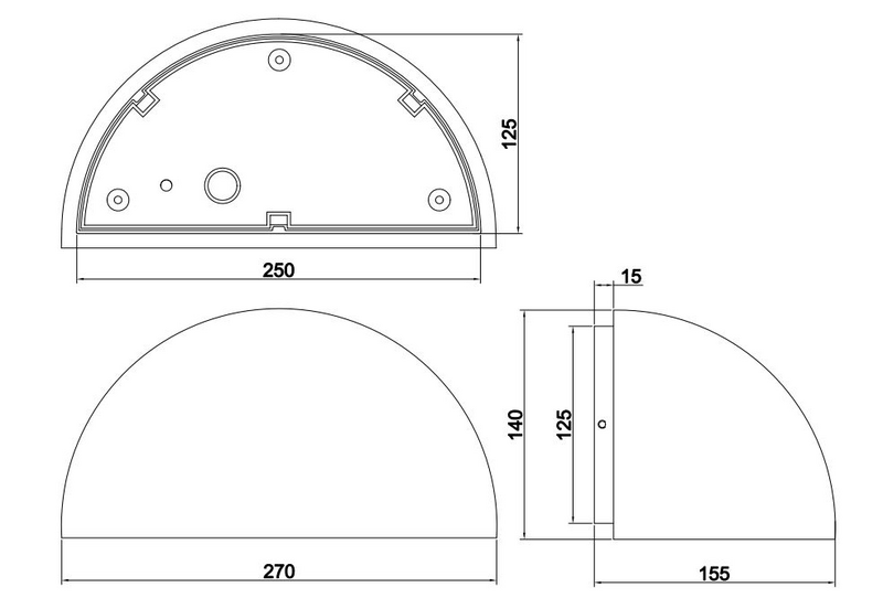 Ulkoseinävalaisin TRIO Maas E27 hiekka