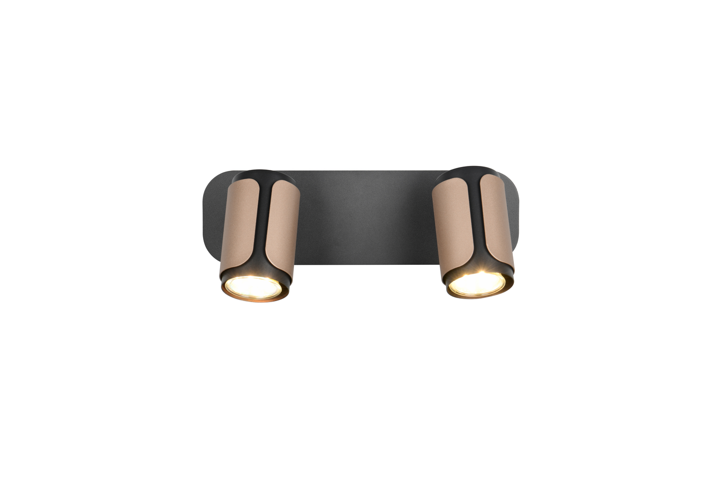 Spotti TRIO Gillan GU10 2-osainen kahvinruskea