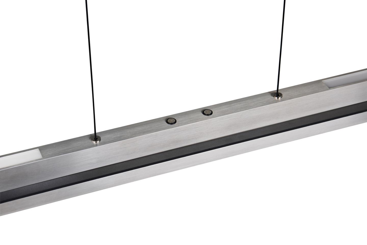 Riippuvalaisin TRIO Emerson led 22W 2500lm harjattu teräs