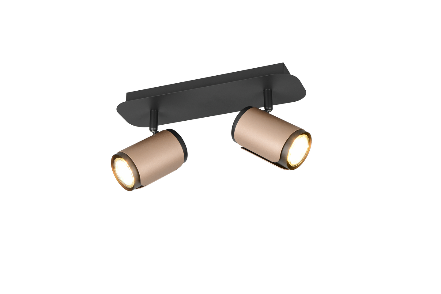 Spotti TRIO Gillan GU10 2-osainen kahvinruskea