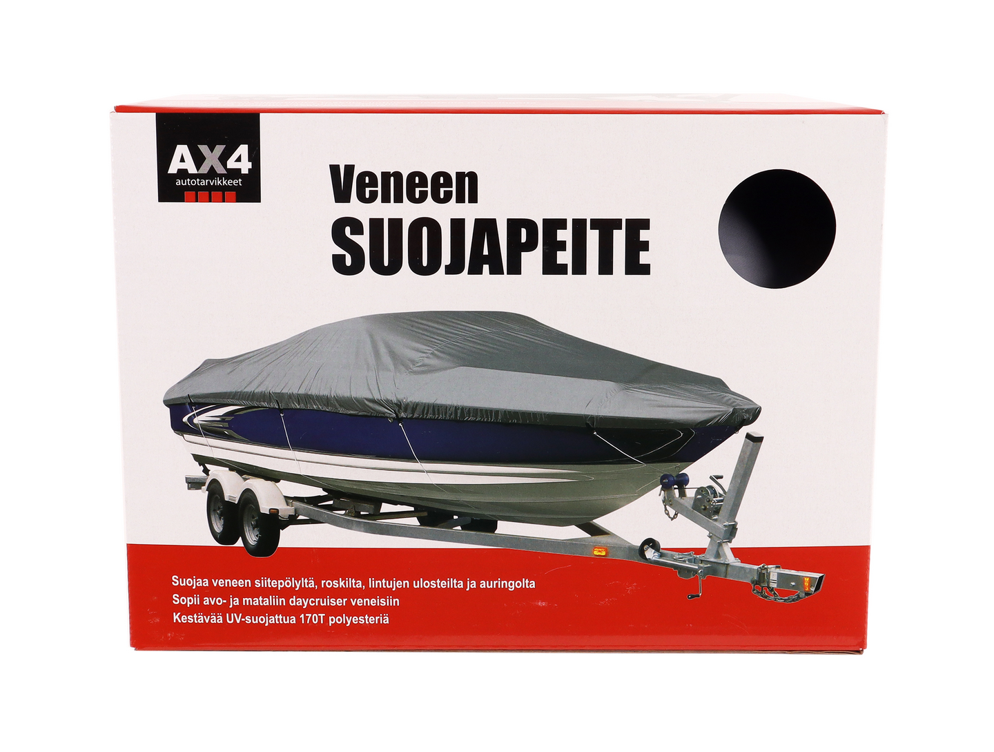 AX4 Venepeite D=518-579x243 cm harmaa