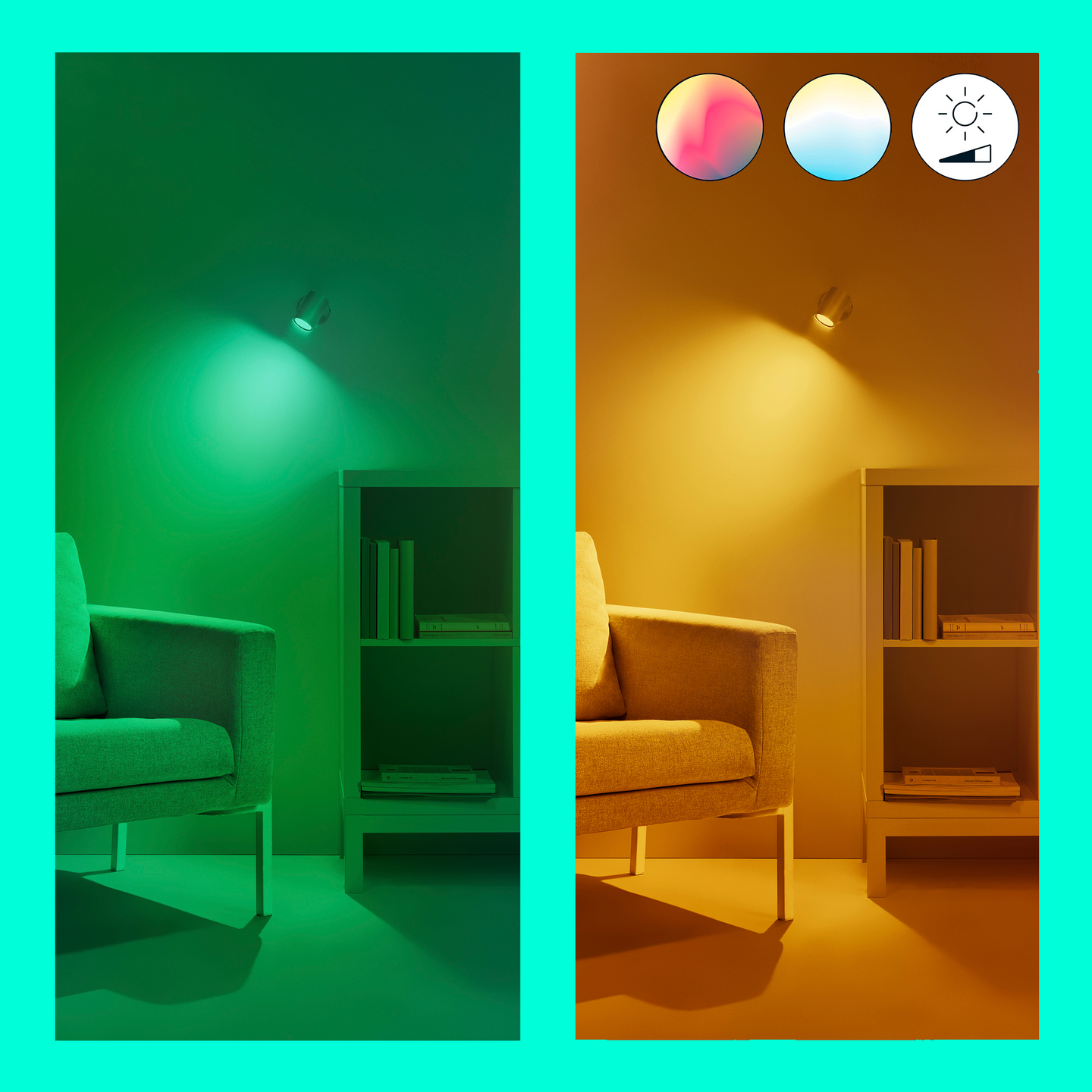 Kohdevalaisin WiZ imageo valkoinen 1X5W