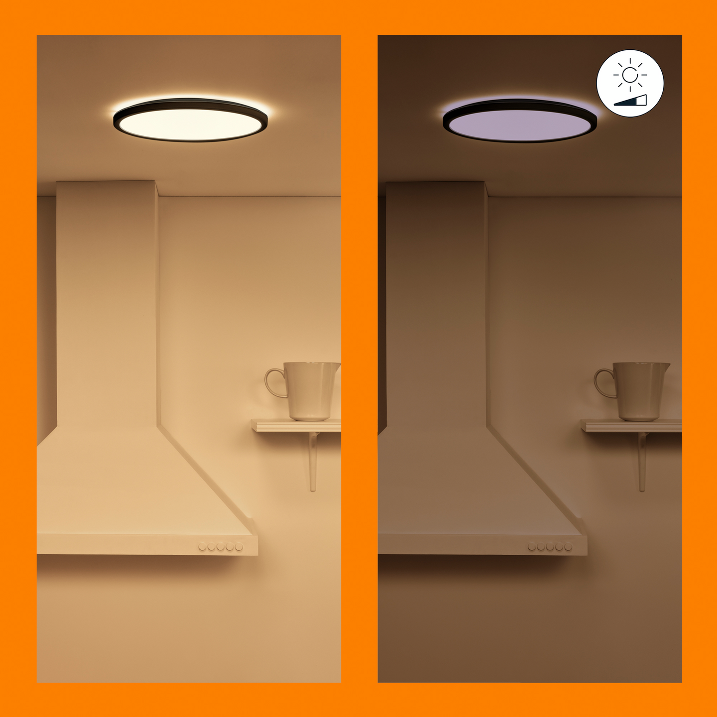 Kattovalaisin WiZ Superslim musta 32W