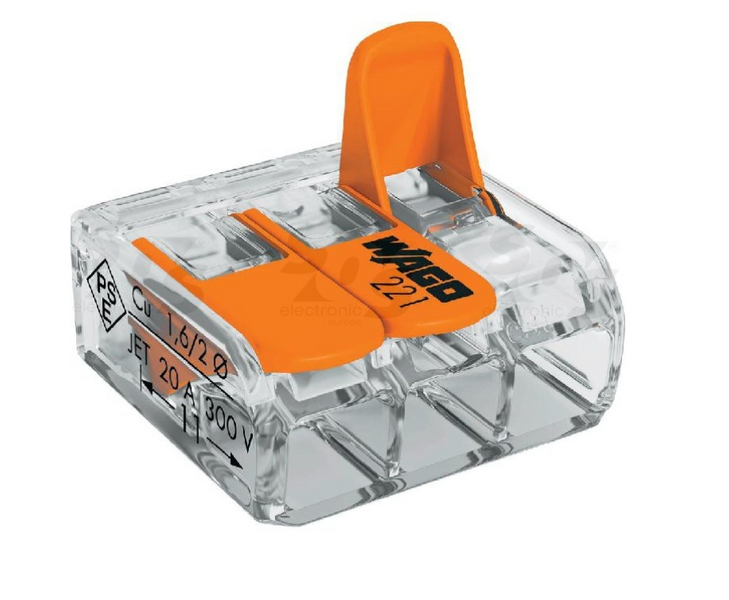 KOPPLINGSKLÄMMA WAGO 3POL 50ST