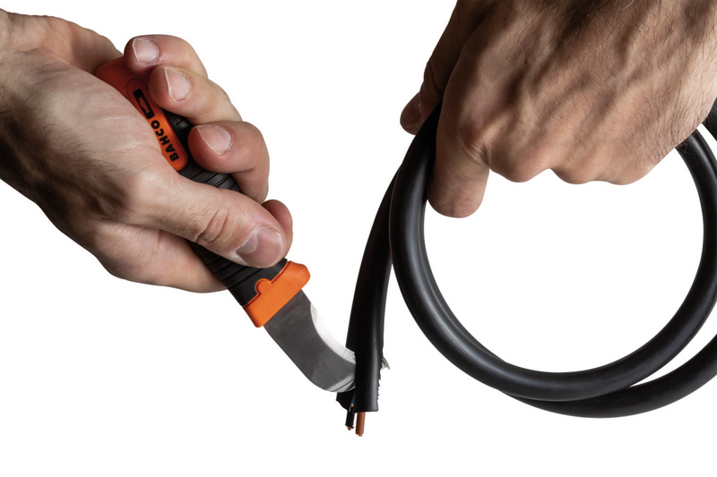 Puukko Bahco sähköjohtojen kuorintaan 160mm