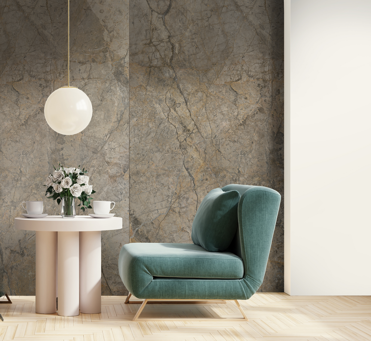 Seinälevy Kronoflooring Rocko 4x1230x2800mm R104 Rainforest Brown