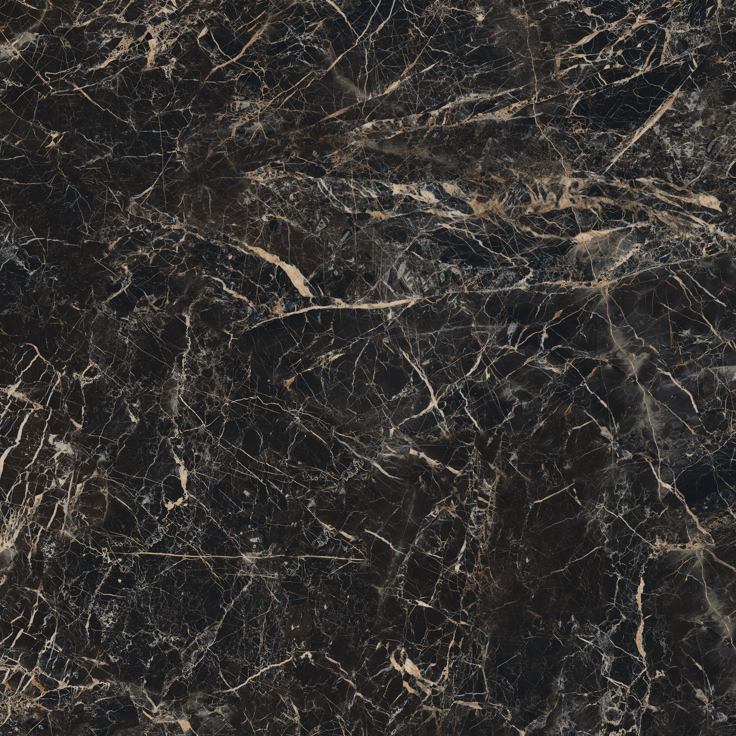 Lattialaatta Grande 120x120 Saint Laurent Black Lux RT 2,88m²