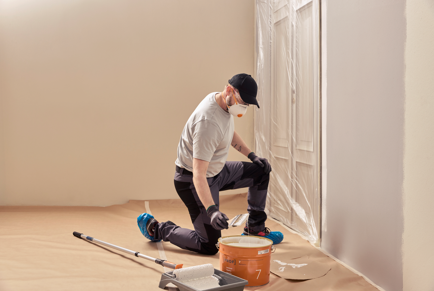 Vapaa-Ajan Housut PROF Stretch harmaa koko  52