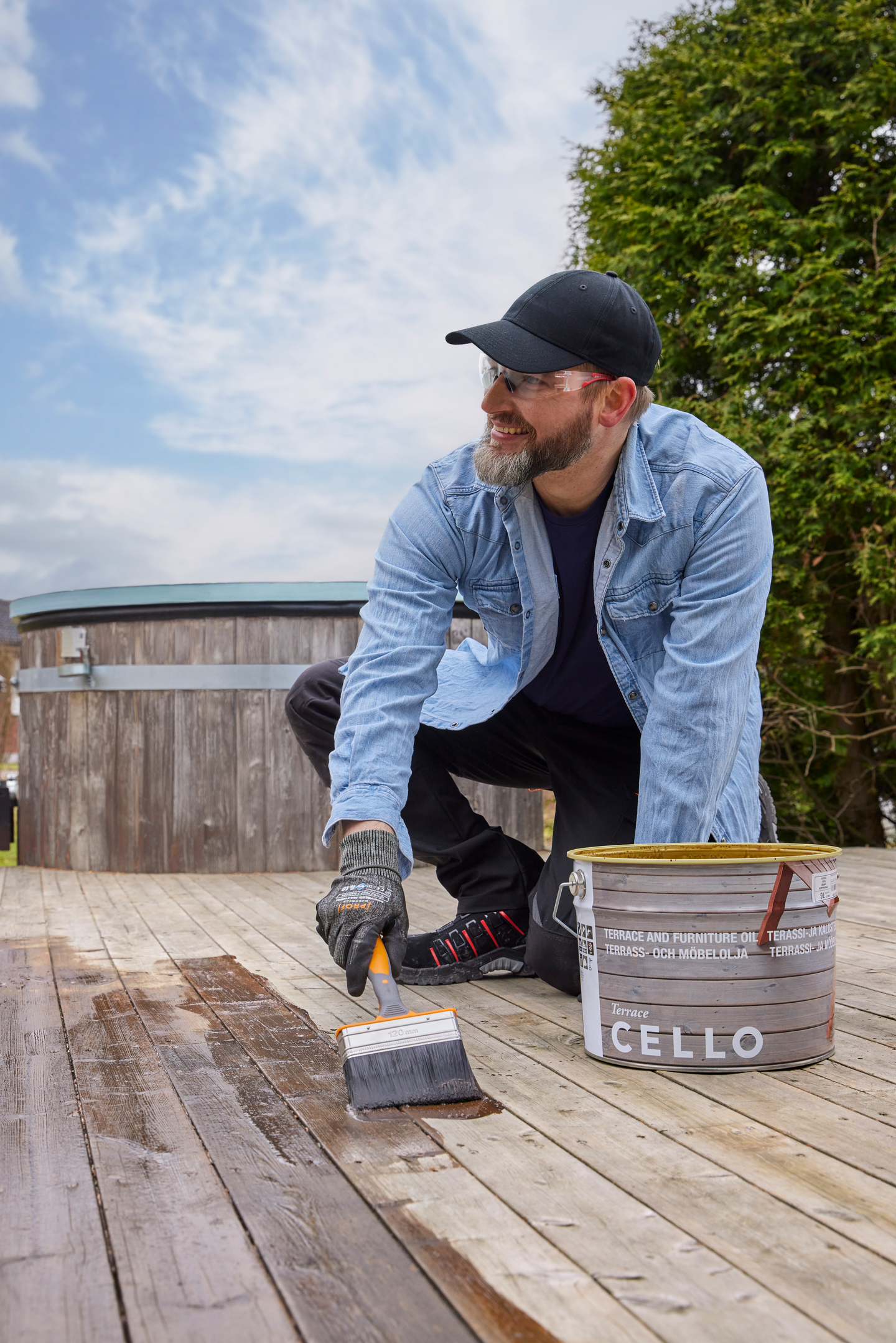 Käsineet PROF Eco Work kosketusnäyttö