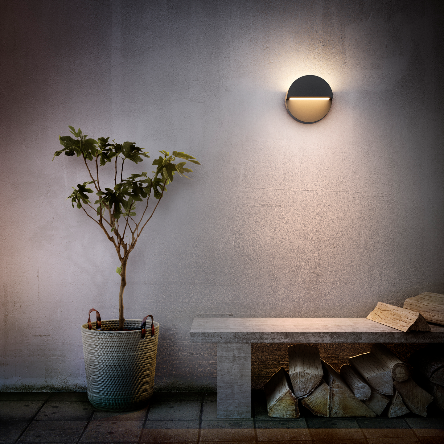 Ulkoseinävalaisin Philips Valor UE 2x4,3W 180x60x180mm 2700K 800lm antrasiitti