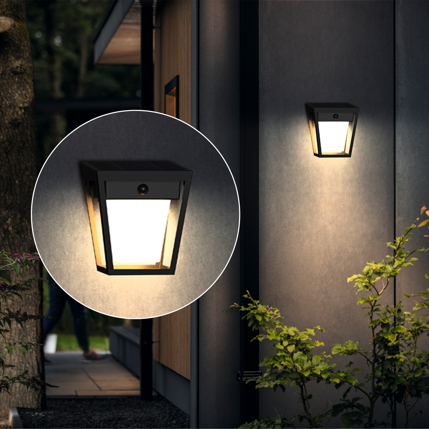 Aurinkokennovalaisin Philips Nissa UE 123x157x142mm 1,8W 3000K 250lm musta