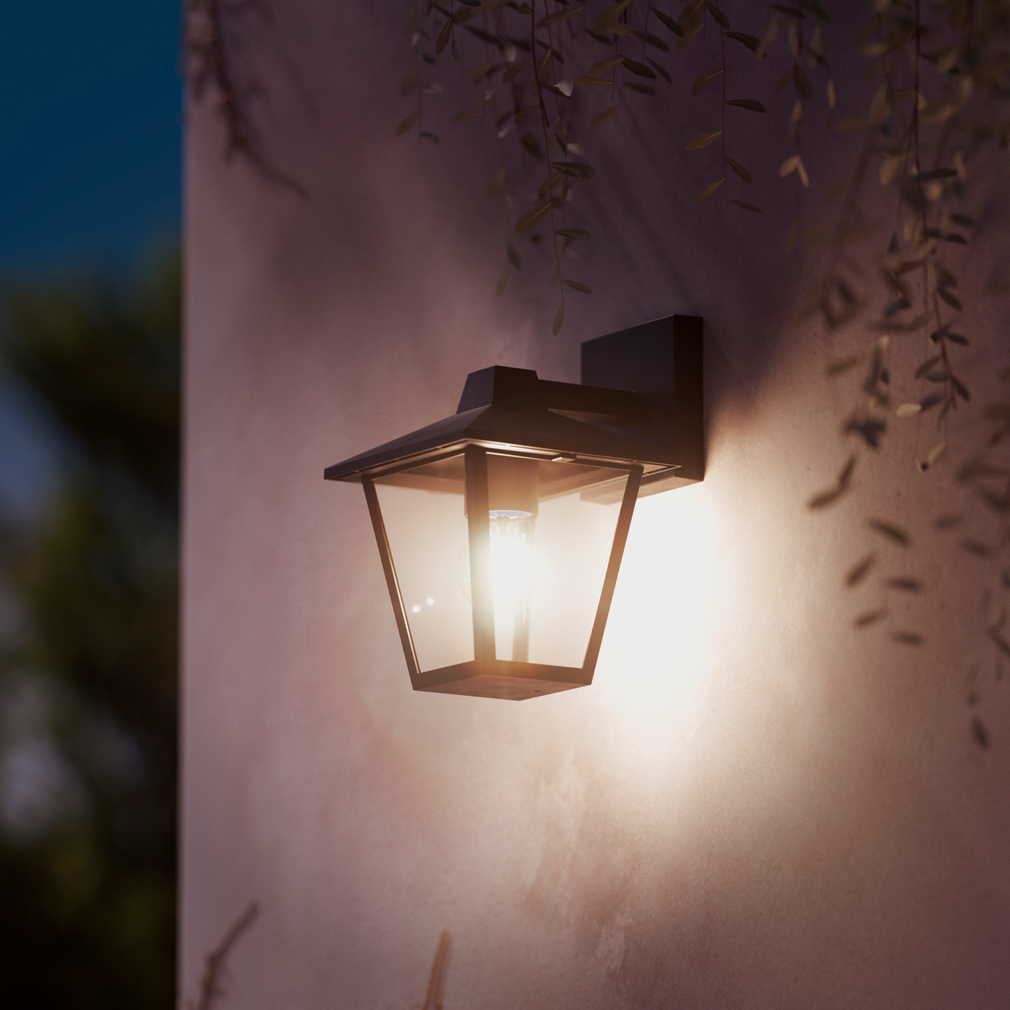 Ulkoseinävalaisin Philips Kinno Down 170x210x250mm 25W musta