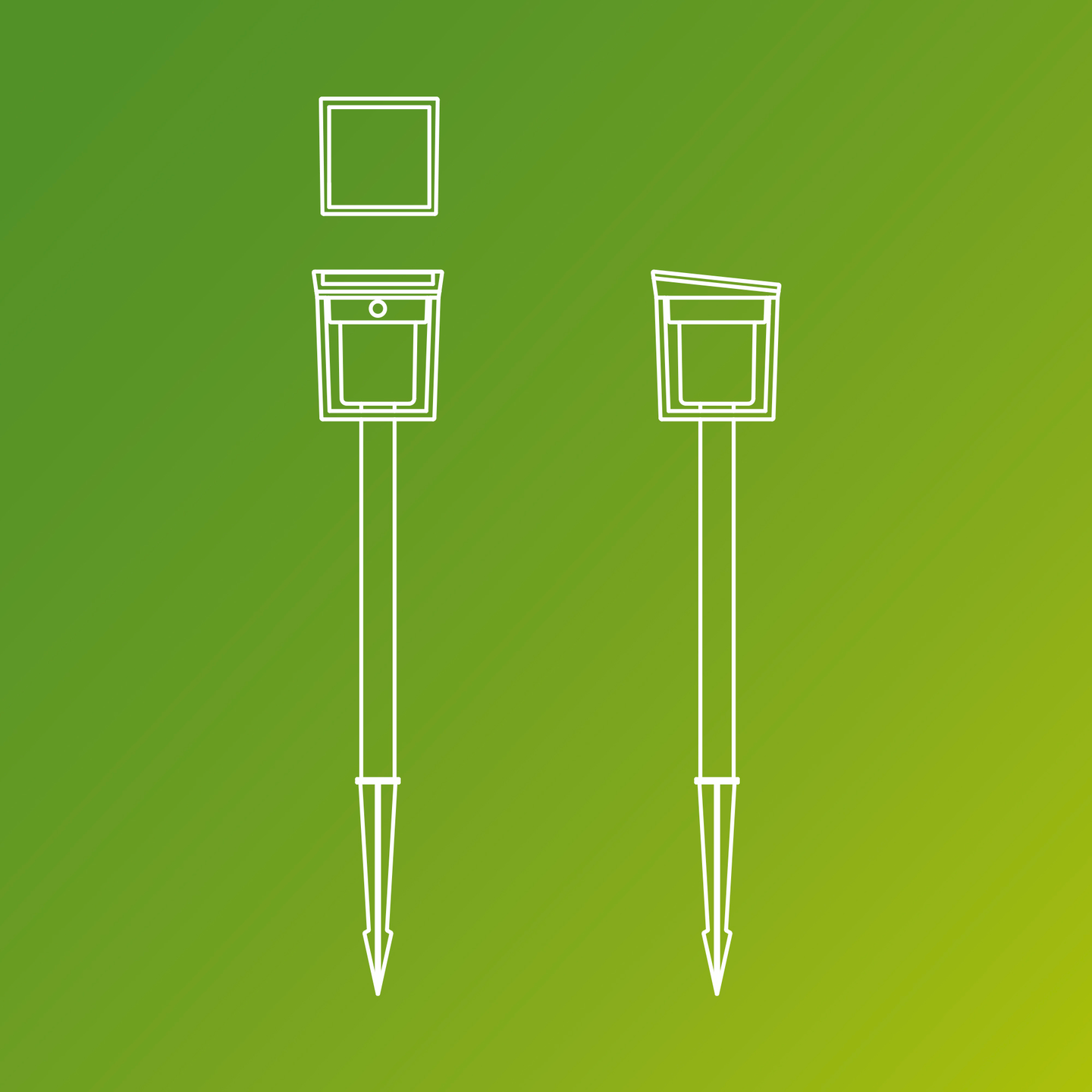 Aurinkokennovalaisin Philips Blaise UE 1,5W 3000K 250lm antrasiitti