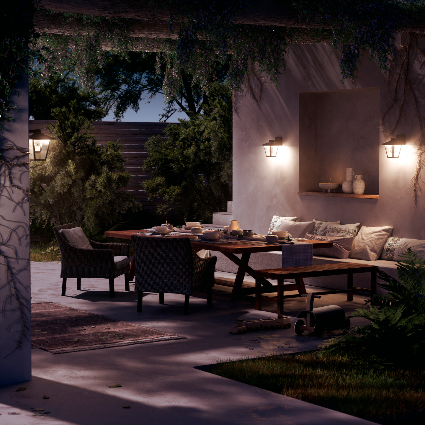 Ulkoseinävalaisin Philips Kinno Down 170x210x250mm 25W musta