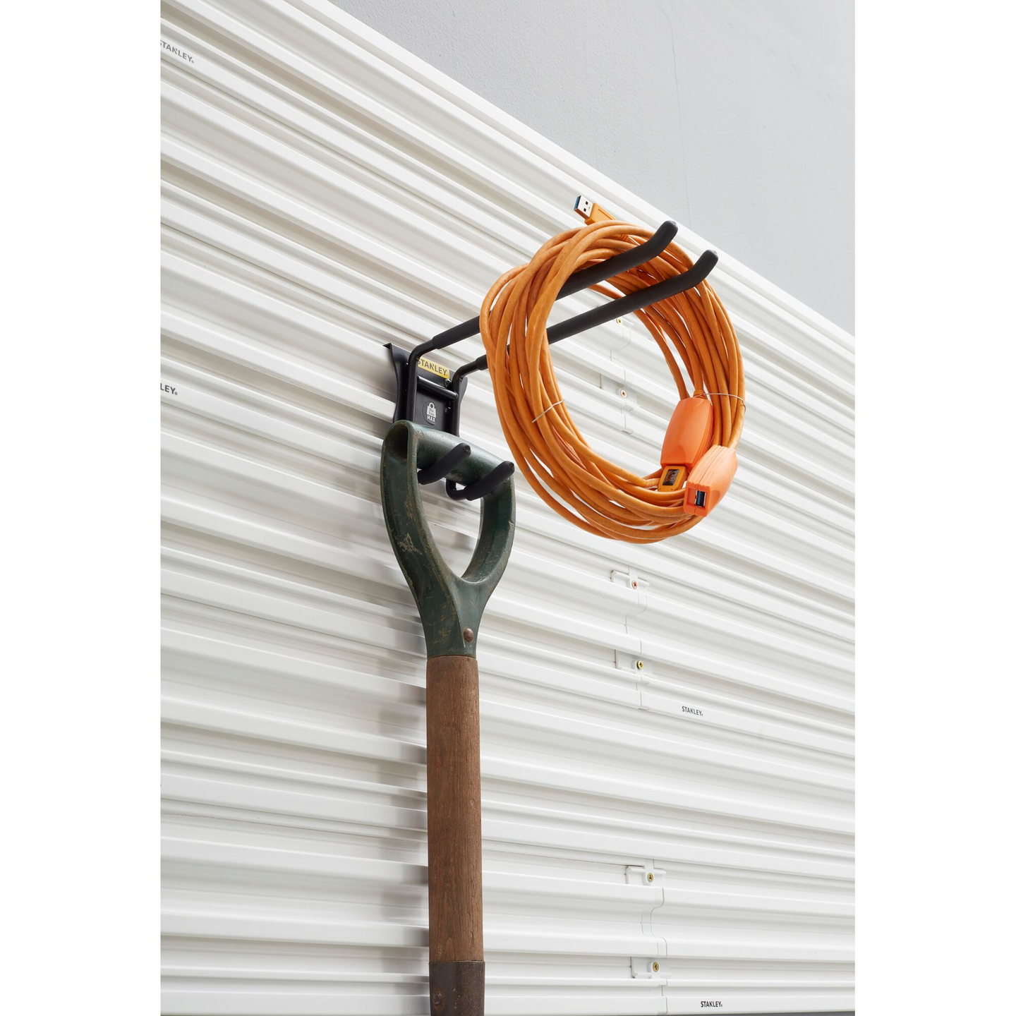 Tuplakoukku Stanley Trackwall