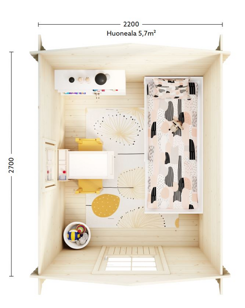 Vierasmaja Lillevilla Marja 5,9m²