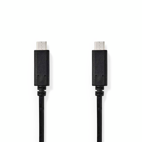USB-kaapeli USB Nedis 3.2 Gen1 USB-C™ - USB-C™ 60W 4K@60Hz niklattu 2m