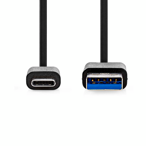 USB-kaapeli Nedis USB 3.2 Gen1 USB-A - USB-C™ 60W 1m