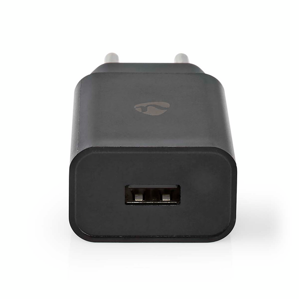 Seinälaturi Nedis 12W pikalataus-toiminnolla, lähtöliitännät USB-A - USB Type-C™