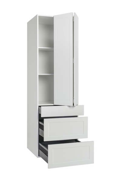 Aamiaiskaappi Cello Keittiö 192cm 3 laatikolla oikea