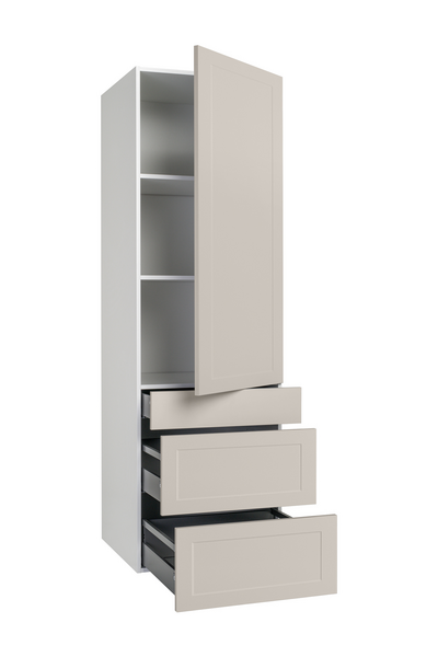 Hyllykomero Cello Keittiö 192cm 3 laatikolla