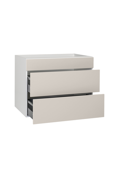 Combohob-kaappi Cello Keittiö 71cm 2 laatikolla ja peitelevyllä