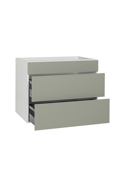 Combohob-kaappi Cello Keittiö 71cm 2 laatikolla ja peitelevyllä