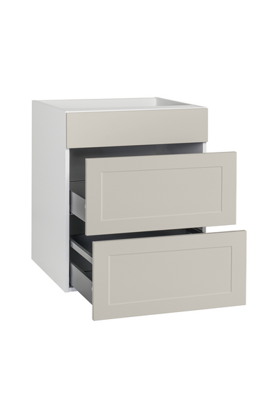 Combohob-kaappi Cello Keittiö 71cm 2 laatikolla ja peitelevyllä