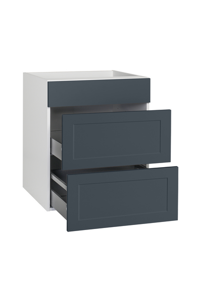 Combohob-kaappi Cello Keittiö 71cm 2 laatikolla ja peitelevyllä