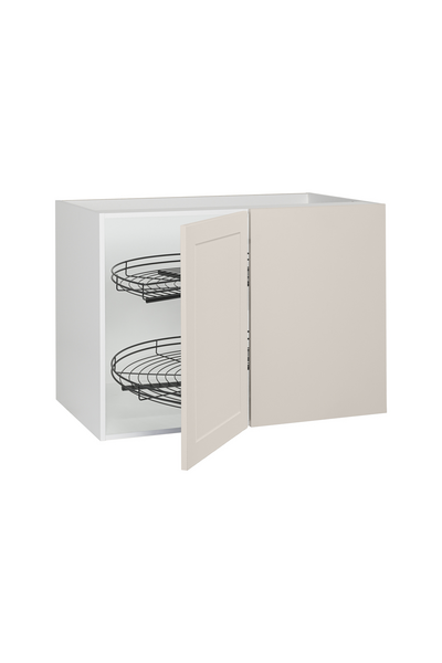 Piilokulmakaappi Cello Keittiö 100cm lankakarusellilla ja oikeakätisellä ovella