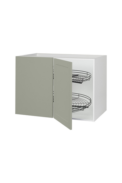 Piilokulmakaappi Cello Keittiö 100cm lankakarusellilla ja vasenkätisellä ovella