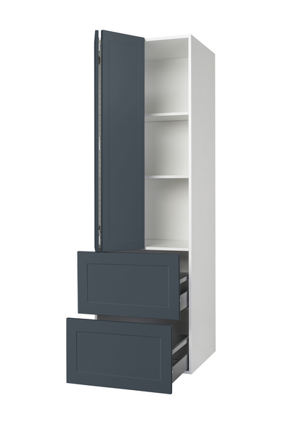 Aamiaiskaappi Cello Keittiö 192cm 2 laatikolla vasen